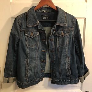 Ann Taylor Loft Denim Jacket. Size Medium. Like new condition.